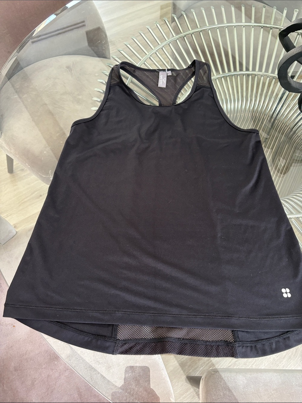 Sweaty Betty Black Racerback Tank Top